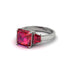 Three Stone Ruby Engagement Ring - Bethany No. 57 image 2