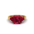 Three Stone Ruby Engagement Ring - Bethany No. 55 image 3