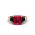 Three Stone Ruby Engagement Ring - Bethany No. 41
