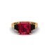 Three Stone Ruby Engagement Ring - Bethany No. 40