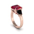 Three Stone Ruby Engagement Ring - Bethany No. 41