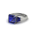 Three Stone Sapphire Engagement Ring - Bethany No. 75