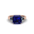 Three Stone Sapphire Engagement Ring - Bethany No. 14