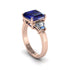 Three Stone Sapphire Engagement Ring - Bethany No. 14 image 1
