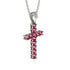 Timeless Classic Ruby Gold Cross Necklace - Ezekiel No. 12 image 2