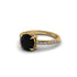 Traditional Black Diamond Engagement Ring - Elaine No. 7