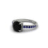 Traditional Black Diamond Engagement Ring - Elaine No. 69 image 2