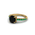 Traditional Black Diamond Engagement Ring - Elaine No. 22