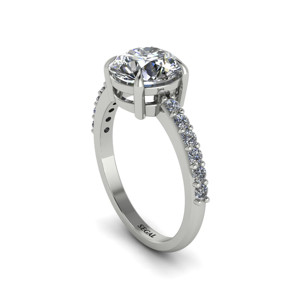 Traditional Diamond Engagement Ring - Elaine No. 3