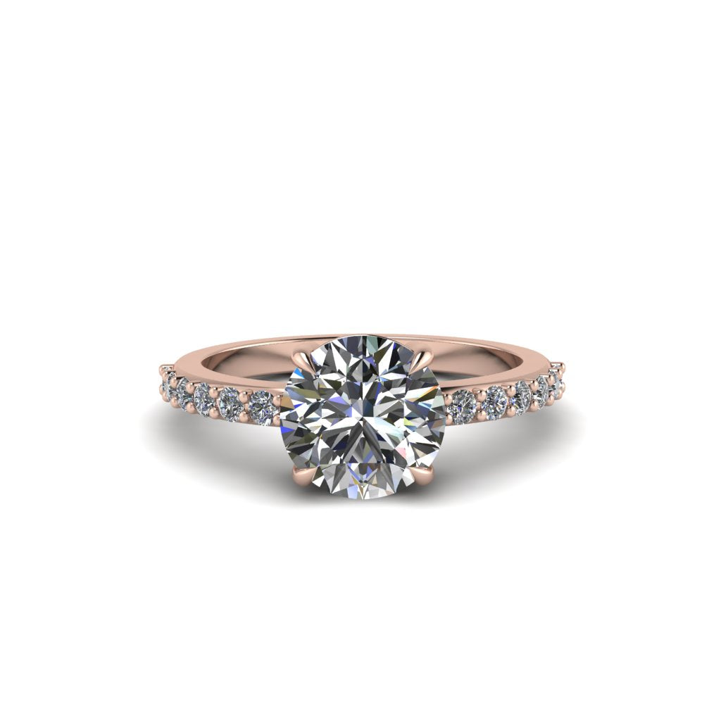 Traditional Diamond Engagement Ring - Elaine No. 2