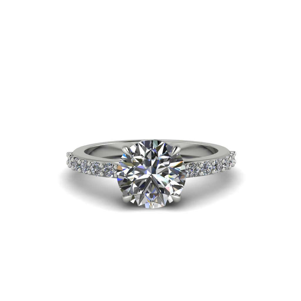 Traditional Diamond Engagement Ring - Elaine No. 3