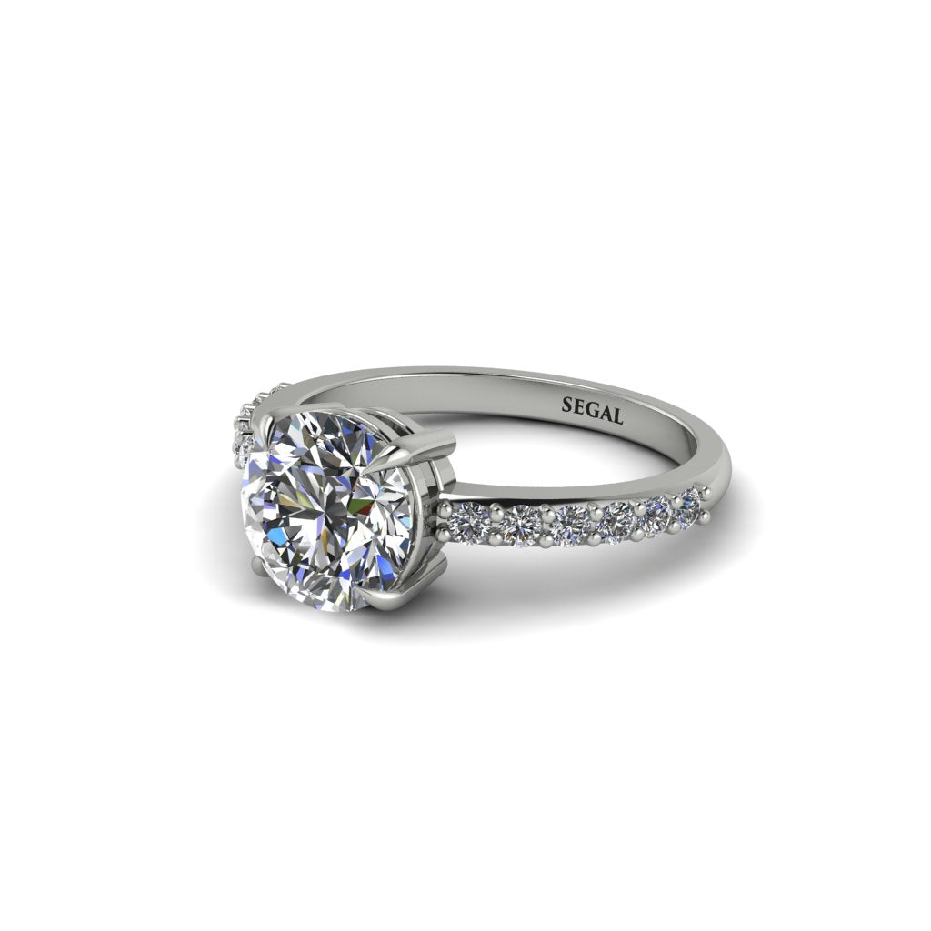 Traditional Diamond Engagement Ring - Elaine No. 3