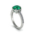 Traditional Emerald Engagement Ring - Elaine No. 6