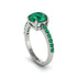 Traditional Emerald Engagement Ring - Elaine No. 21