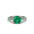 Traditional Emerald Engagement Ring - Elaine No. 6