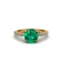 Traditional Emerald Engagement Ring - Elaine No. 4