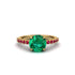 Traditional Emerald Engagement Ring - Elaine No. 49
