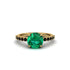 Traditional Emerald Engagement Ring - Elaine No. 34