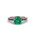 Traditional Emerald Engagement Ring - Elaine No. 65