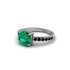 Traditional Emerald Engagement Ring - Elaine No. 36