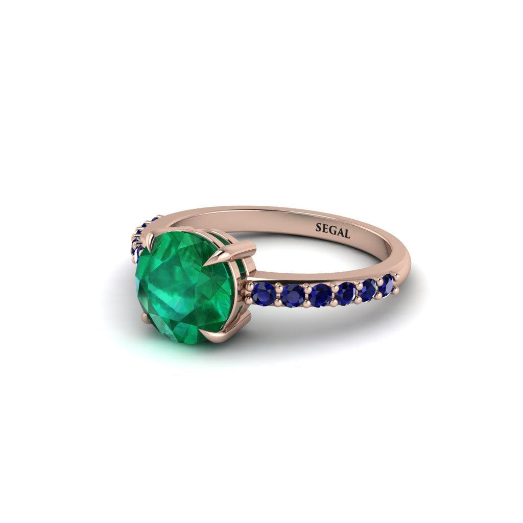 Traditional Emerald Engagement Ring - Elaine No. 65