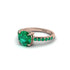 Traditional Emerald Engagement Ring - Elaine No. 20