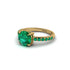 Traditional Emerald Engagement Ring - Elaine No. 19
