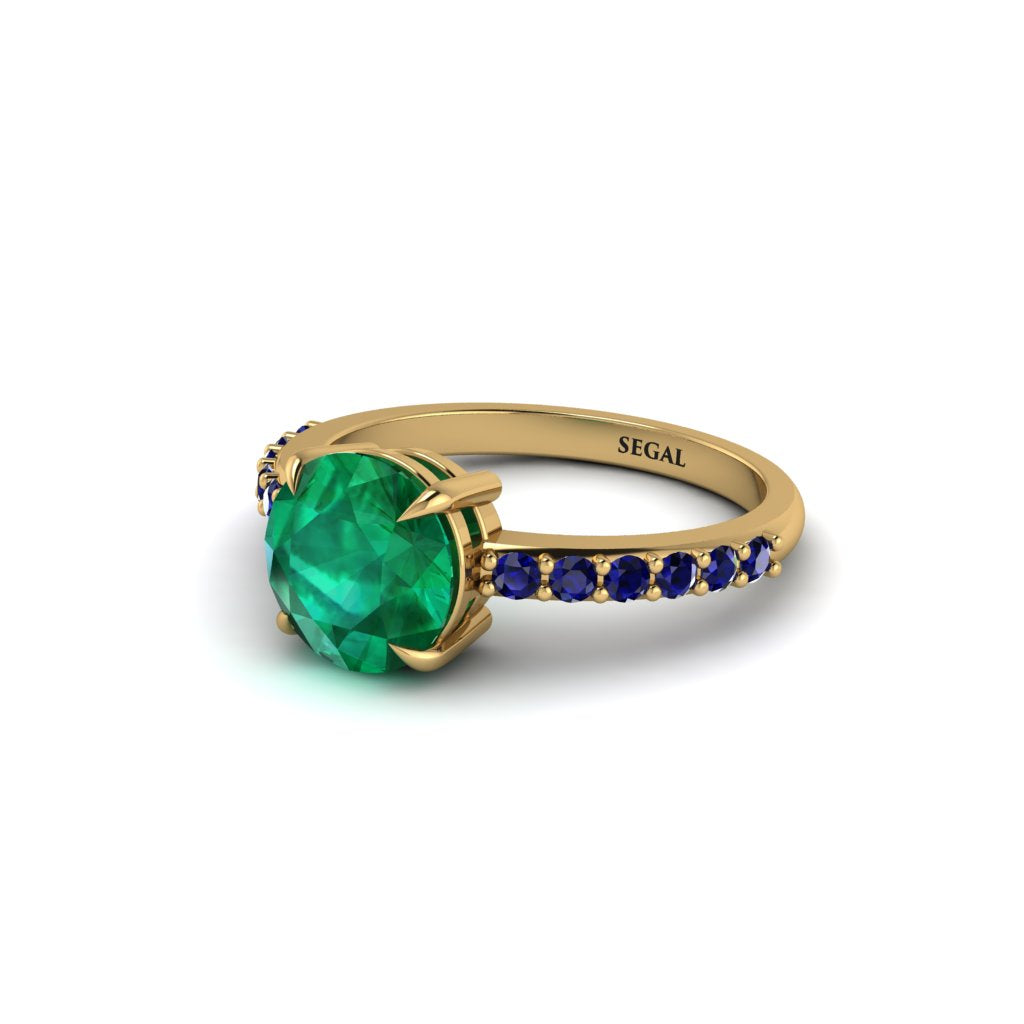 Traditional Emerald Engagement Ring - Elaine No. 64