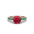 Traditional Ruby Engagement Ring - Elaine No. 26
