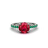 Traditional Ruby Engagement Ring - Elaine No. 27