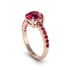 Traditional Ruby Engagement Ring - Elaine No. 56