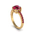 Traditional Ruby Engagement Ring - Elaine No. 55