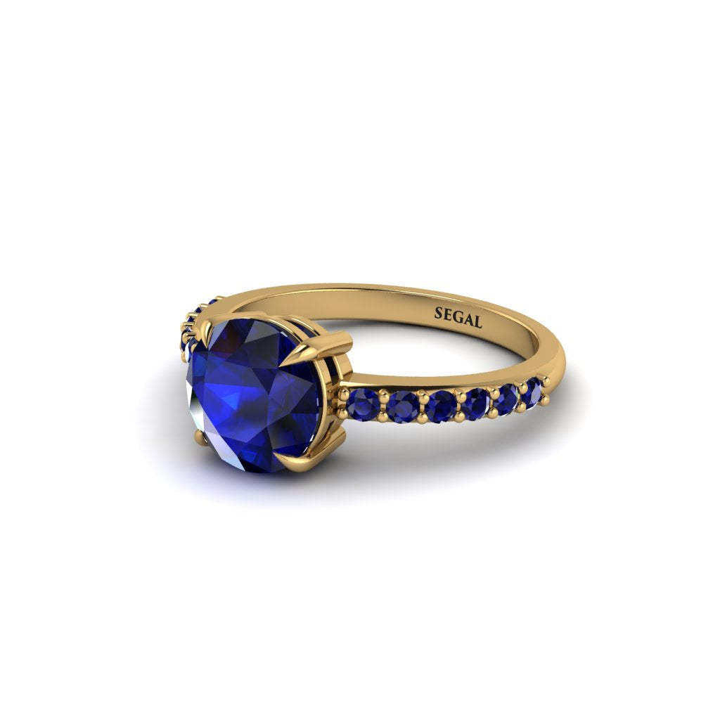 Traditional Sapphire Engagement Ring - Elaine No. 73