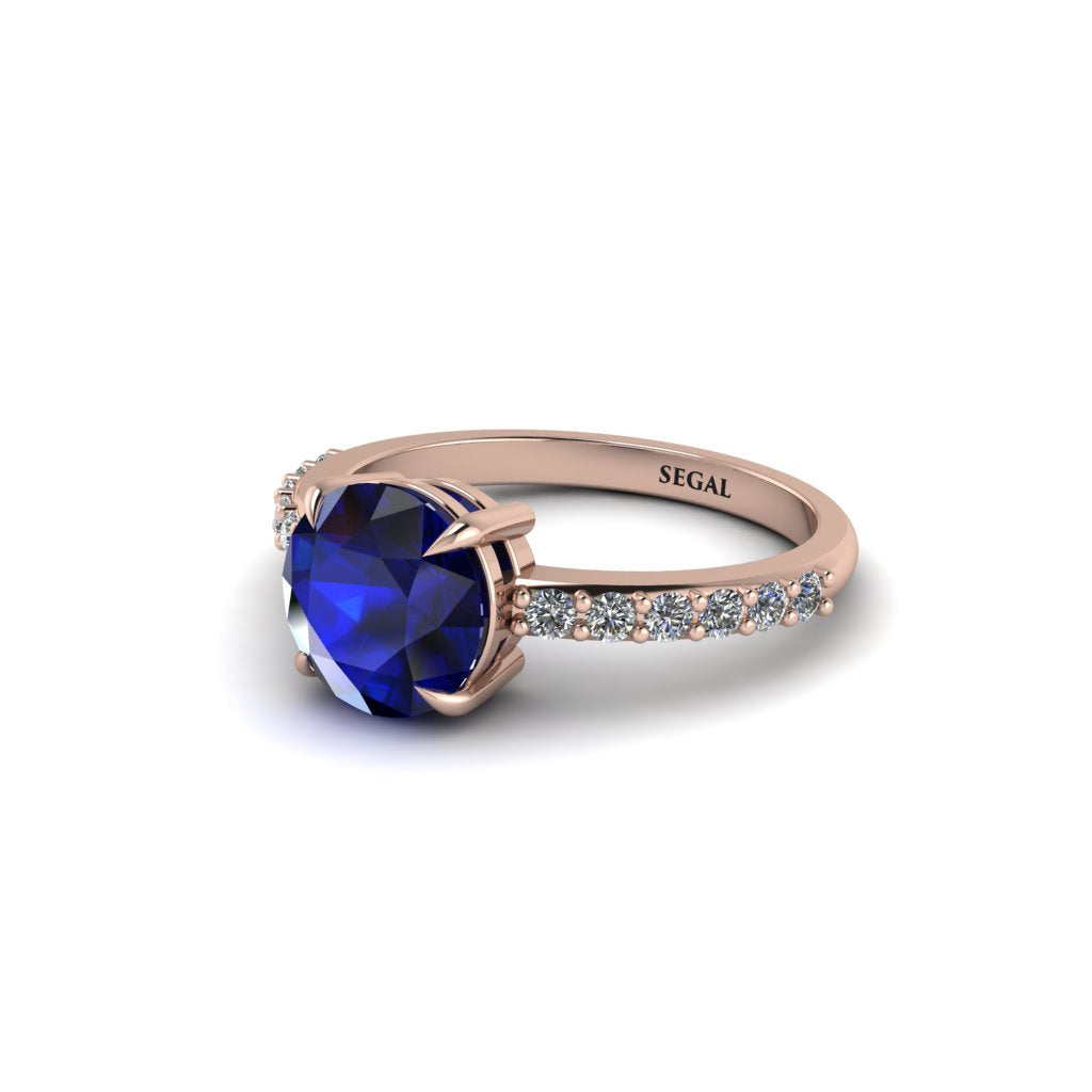 Traditional Sapphire Engagement Ring - Elaine No. 14