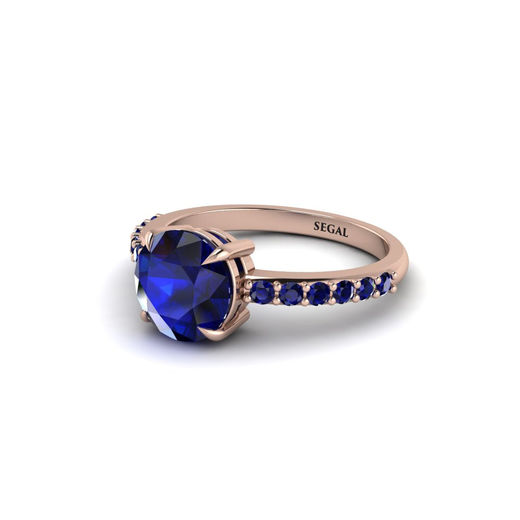 Traditional Sapphire Engagement Ring - Elaine No. 74