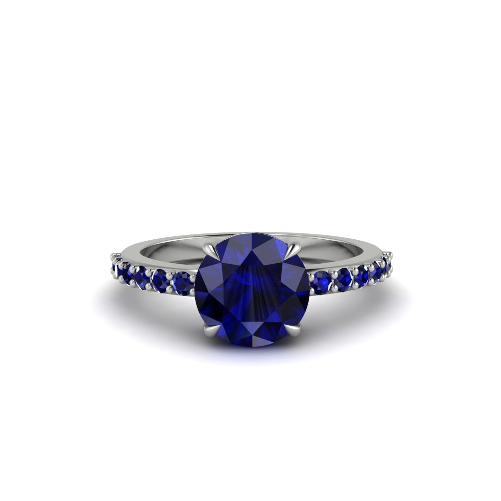Traditional Sapphire Engagement Ring - Elaine No. 75