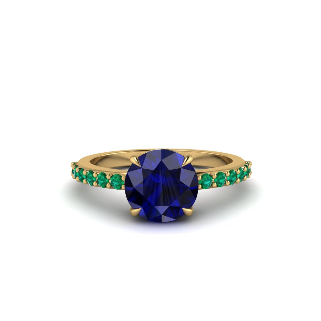 Traditional Sapphire Engagement Ring - Elaine No. 28