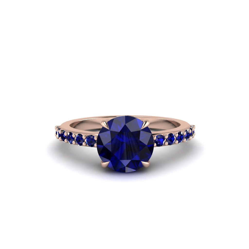 Traditional Sapphire Engagement Ring - Elaine No. 74