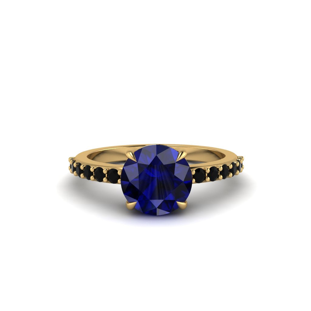 Traditional Sapphire Engagement Ring - Elaine No. 43