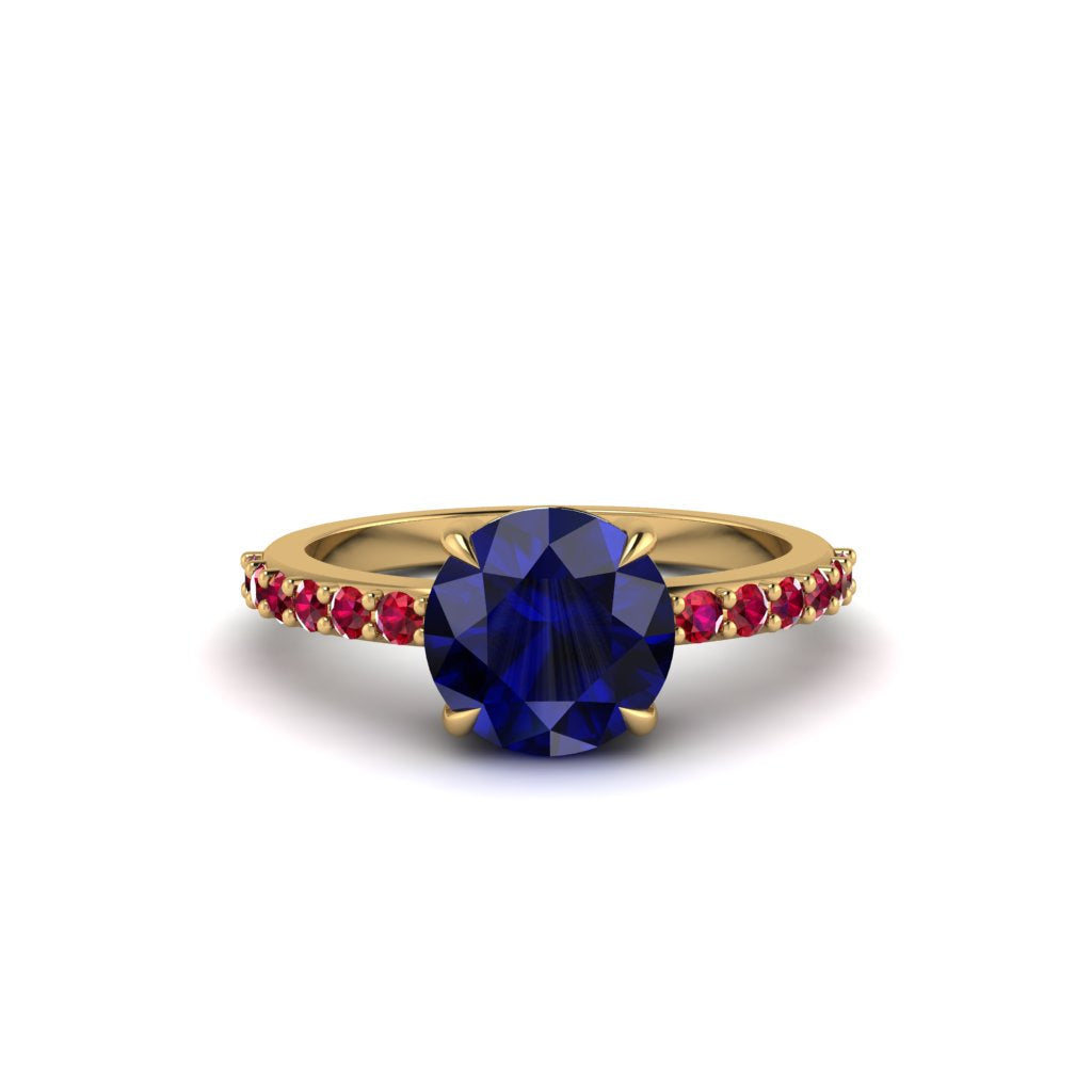 Traditional Sapphire Engagement Ring - Elaine No. 58