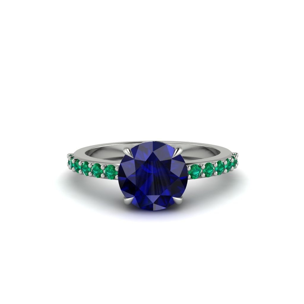 Traditional Sapphire Engagement Ring - Elaine No. 30