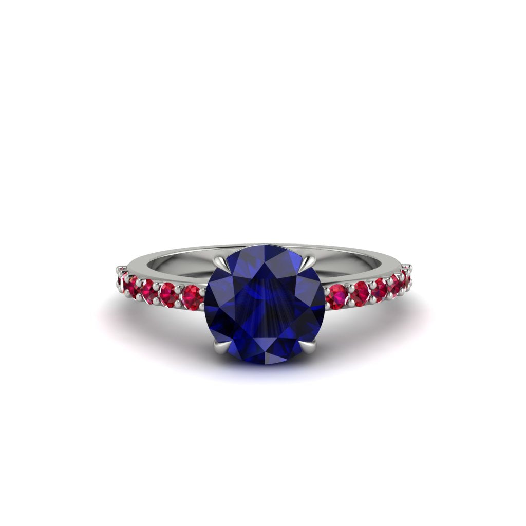 Traditional Sapphire Engagement Ring - Elaine No. 60