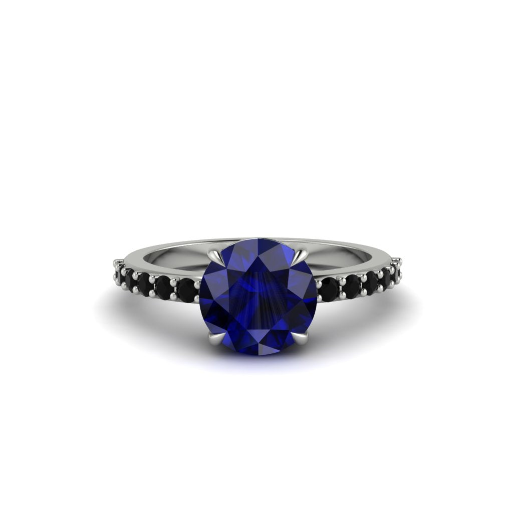 Traditional Sapphire Engagement Ring - Elaine No. 45
