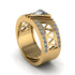 Triangle Cut Diamond Men's Architectural Ring - Levi No. 1 image 1
