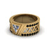 Triangle Cut Diamond Men's Architectural Ring - Levi No. 31 image 3