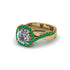 Diamond Twist Shank Halo Engagement Ring - Cheyenne No. 16 image 3