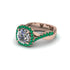 Diamond Twist Shank Halo Engagement Ring - Cheyenne No. 17 image 3