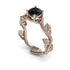 The Leaves Festival Black Diamond Ring- Allison no. 32