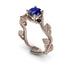 The Leaves Festival Blue Sapphire Ring- Allison no. 41