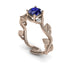 The Leaves Festival Blue Sapphire Ring- Allison no. 38